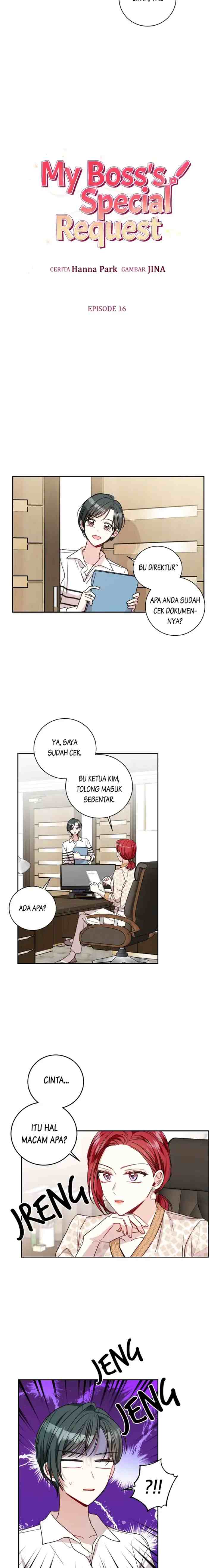 My Boss's Special Request chapter 16 halaman 5