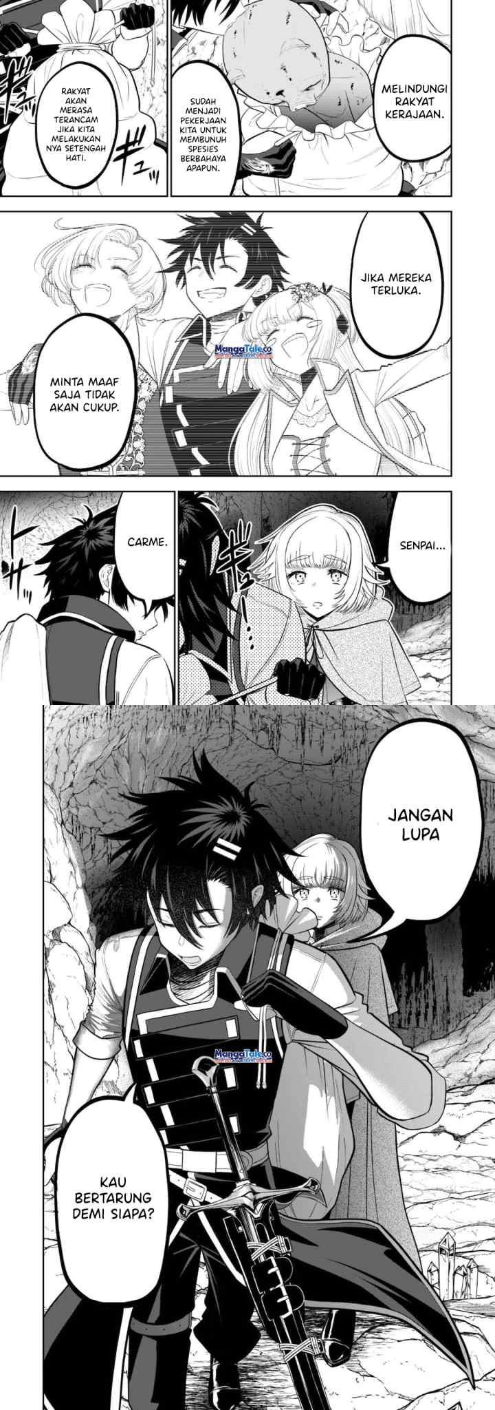 Saikyou Kenshi, Saiteihen Kishidan de Funsenchuu ~Orc wo Chi no Hate Made Oitsumete Zettai ni Shimatsu suru dake no Kantan? Nao Shigotodesu~ chapter 4 halaman 13