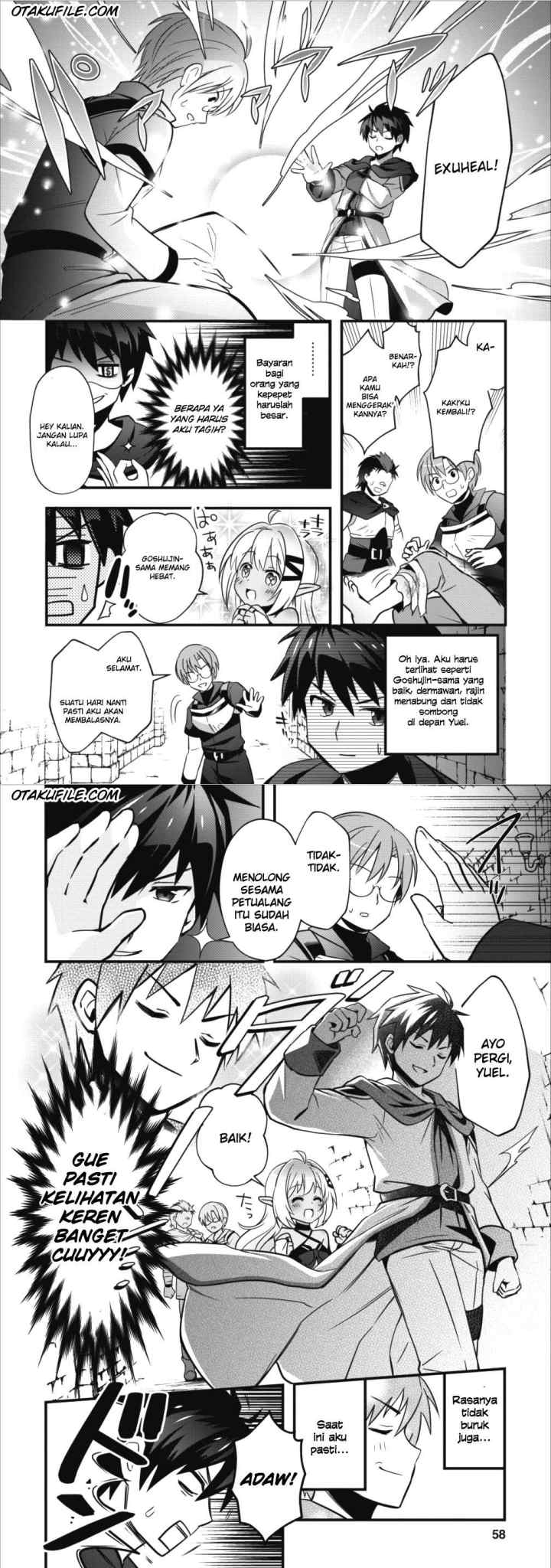 Isekai no Meikyuu Toshi de Chiyu Mahoutsukai Yattemasu chapter 2 halaman 12