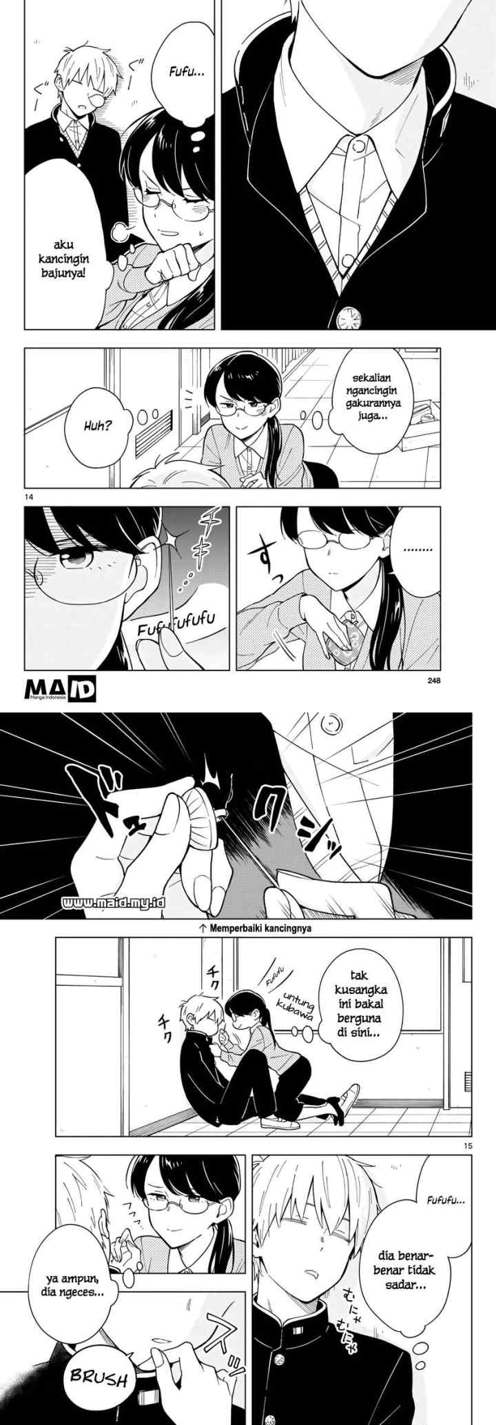 Sensei wa Koi wo Oshierarenai chapter 8 halaman 9