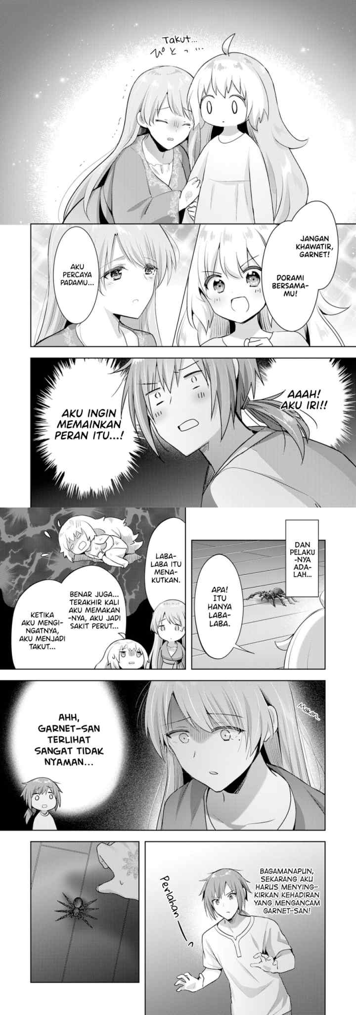 Uketsukejo ni Kokuhaku Shitakute Girudo ni Kayoitsumetara Eiyu ni Natteta chapter 8 halaman 9