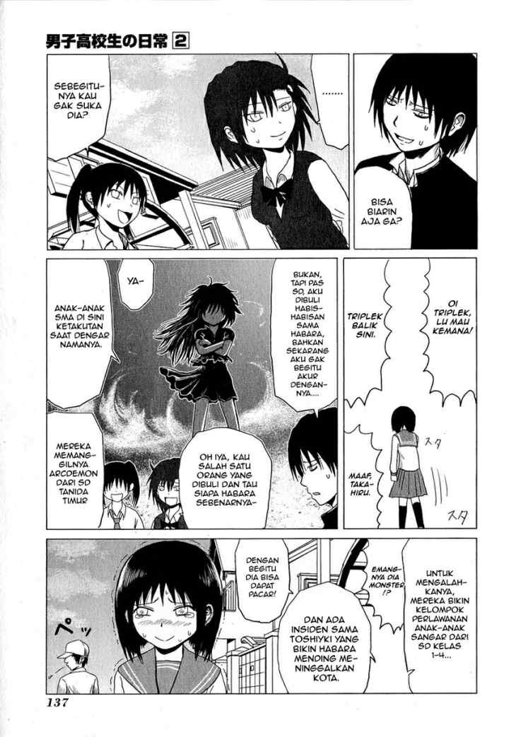 Danshi Koukousei no Nichijou chapter 15.3 halaman 8