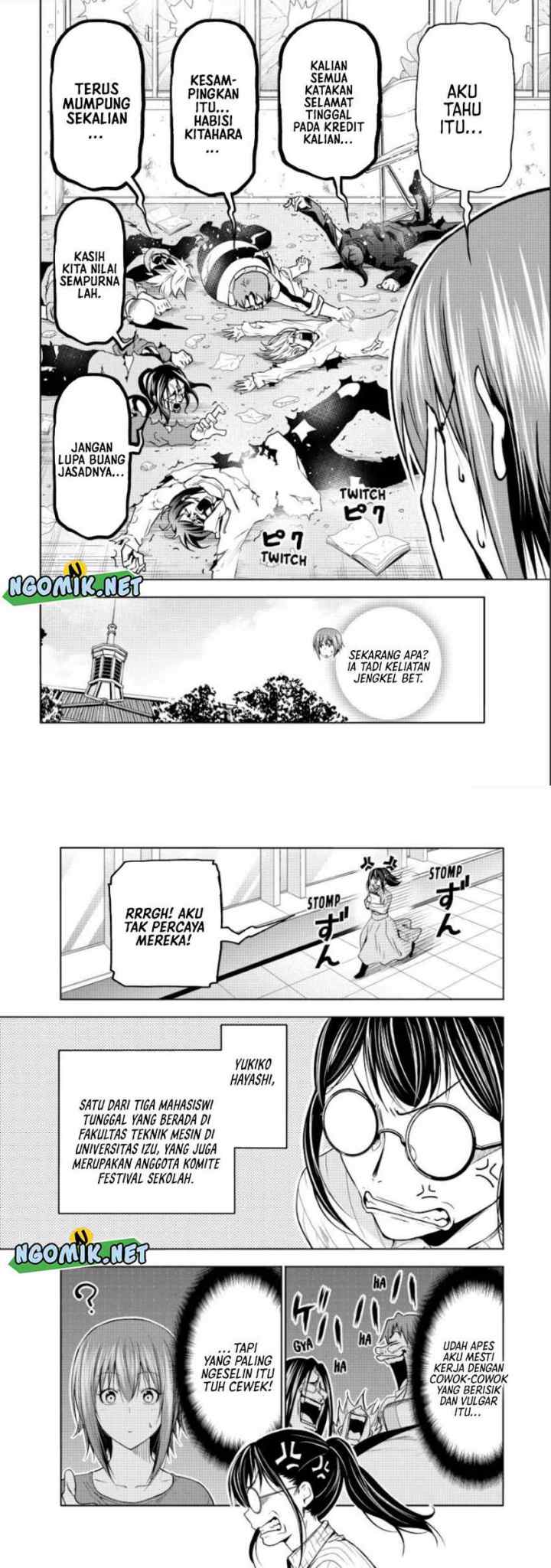 Grand Blue chapter 90 halaman 13
