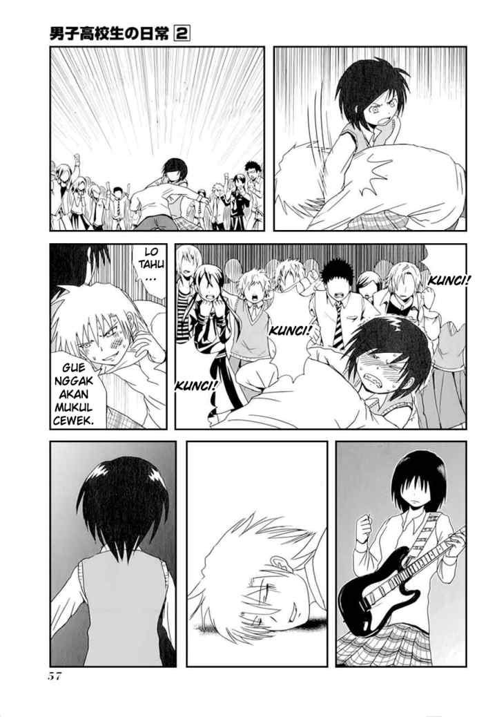 Danshi Koukousei no Nichijou chapter 22 halaman 8