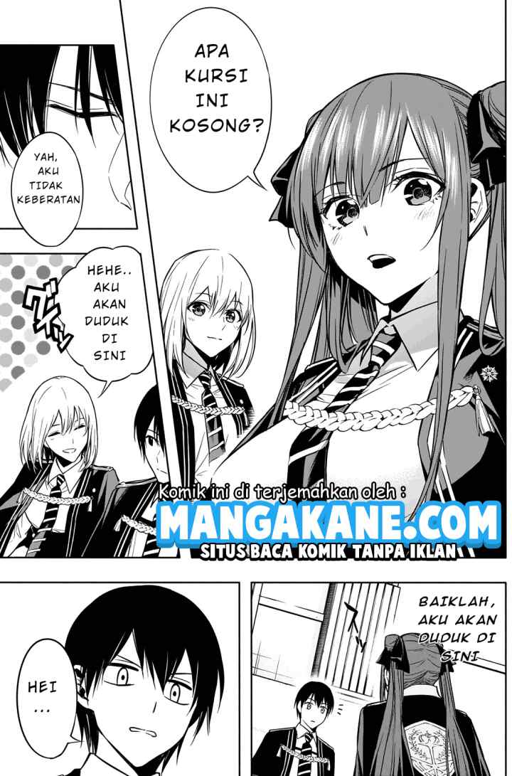 Ouritsu Mahou Gakuen no Saika Sei: Slum Agari no Saikyou Mahoushi, Kizoku darake no Gakuen de Musou suru chapter 13 halaman 7