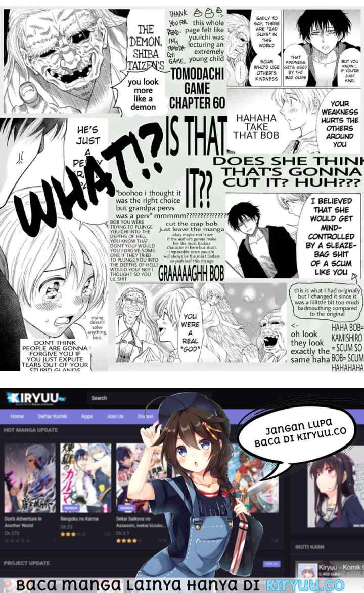 Tomodachi Game chapter 60 halaman 20