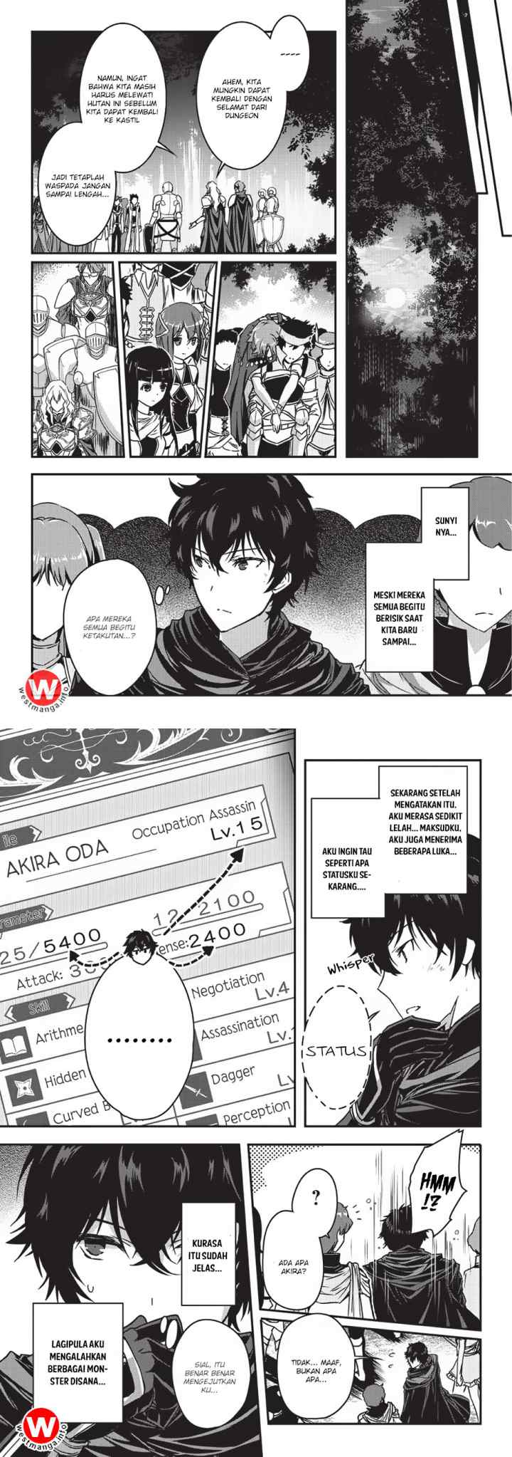 Assassin de aru ore no Sutetasu ga Yuusha yori mo Akiraka ni Tsuyoi Nodaga chapter 4.1 halaman 8