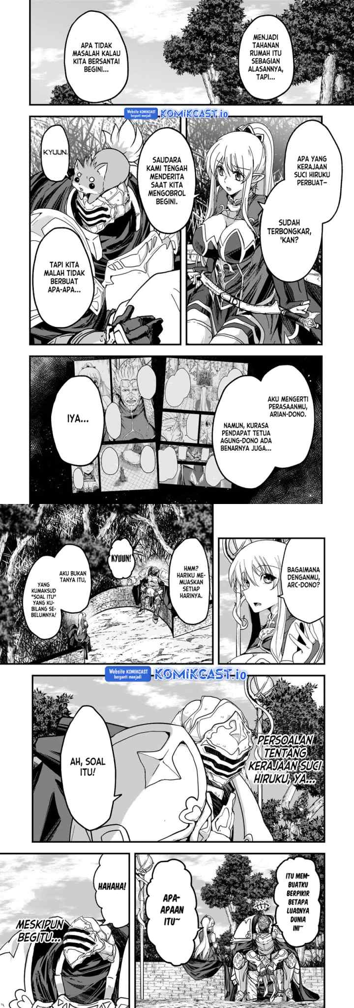 Gaikotsu Kishi-sama, Tadaima Isekai e Odekakechuu chapter 59 halaman 4