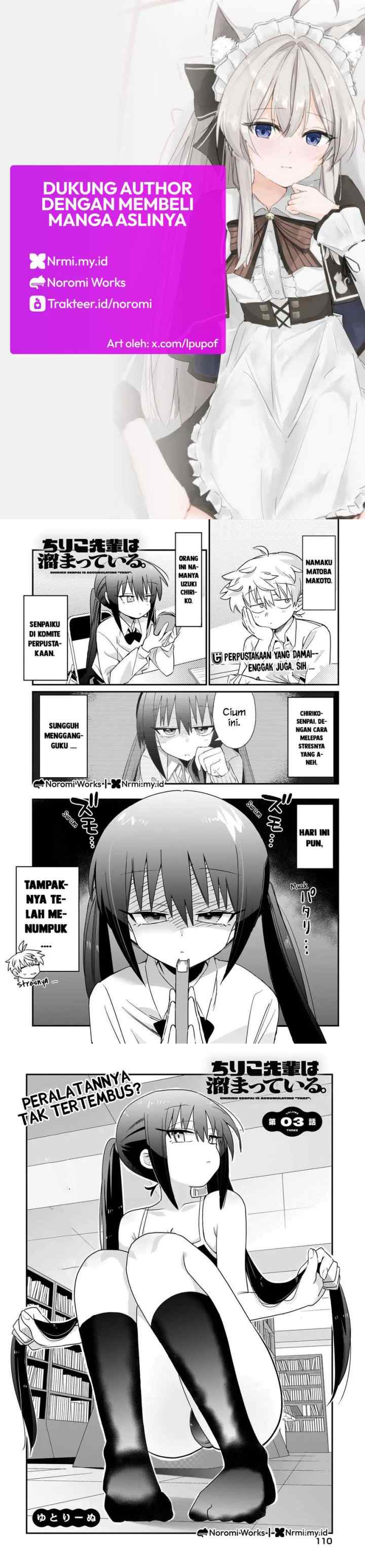 Chiriko-senpai wa Tamatteiru chapter 3 halaman 9