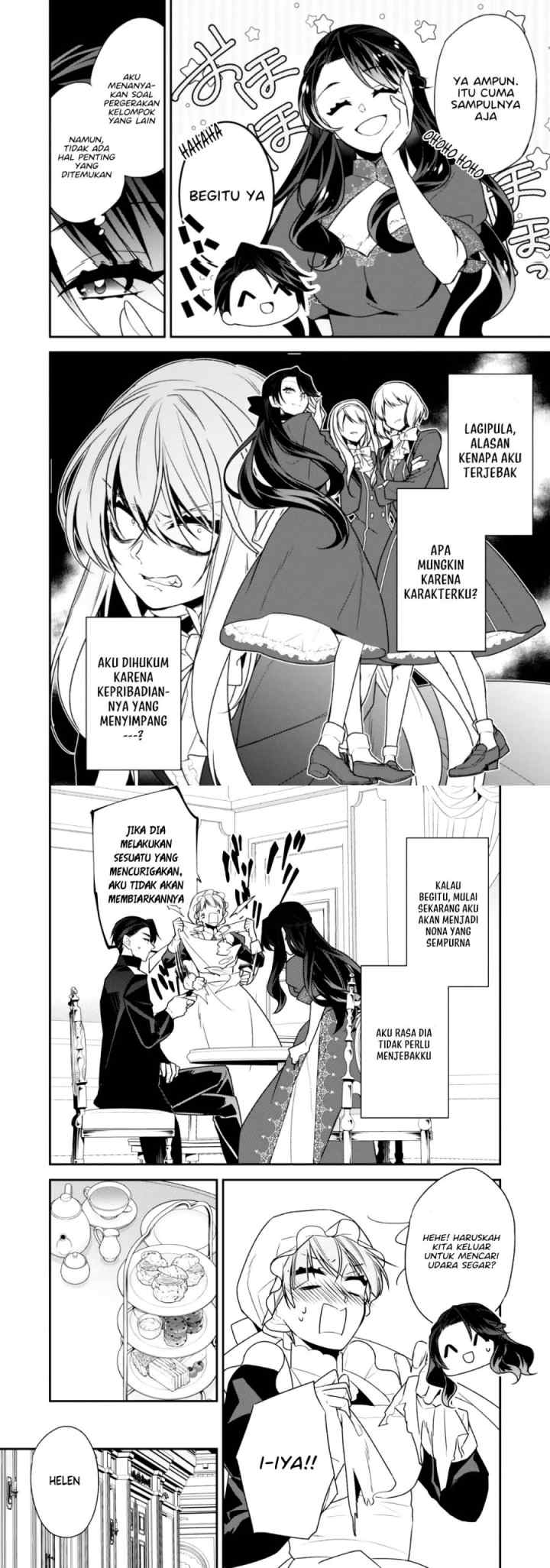 Danzaisareta Akuyaku Reijou wa, Gyakkou shite Kanpeki na Akujo wo Mezasu chapter 4 halaman 4