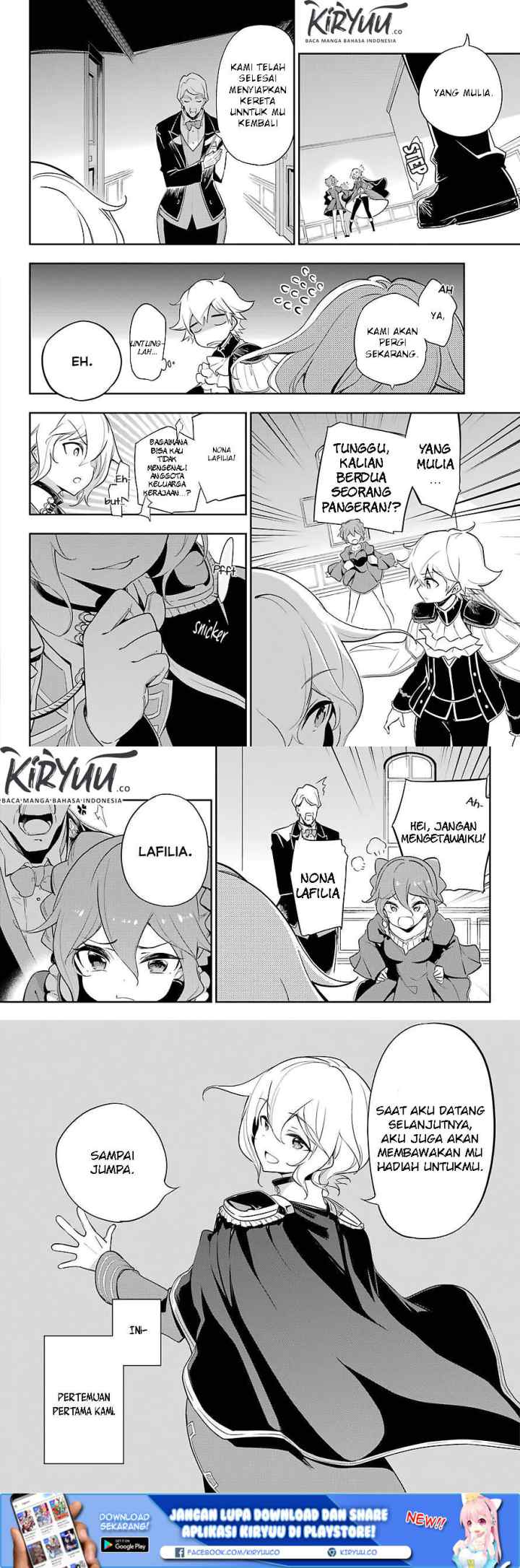 Chichi wa Eiyuu Haha wa Seirei Musume no Watashi wa Tenseisha chapter 19 halaman 8