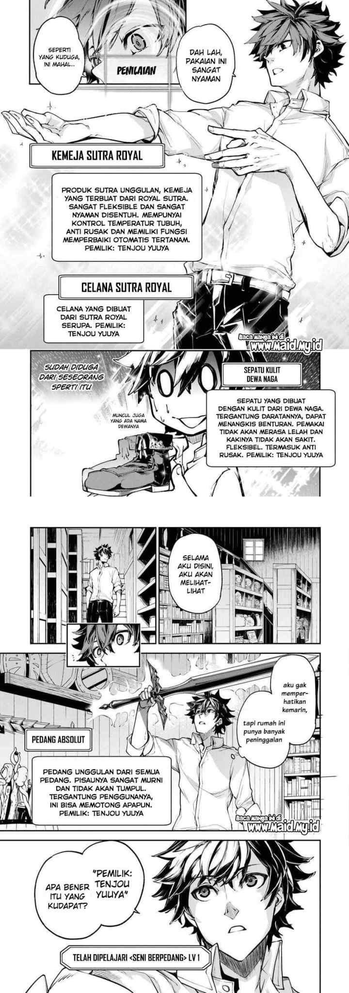 Isekai de Cheat Skill wo te ni Shita ore wa, Genjitsu Sekai wo mo Musou Suru ~Level Up wa Jinsei wo Kaeta~ chapter 3 halaman 4
