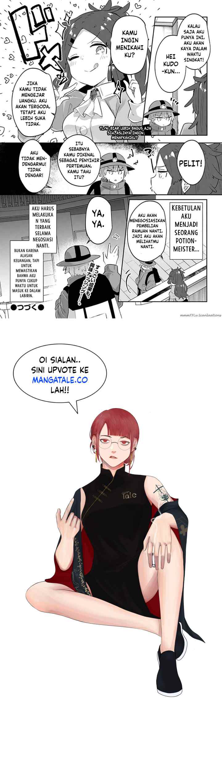 Houkago no Meikyuu Boukensha: Nippon to Isekai wo Ikiki Dekiru You ni Natta Boku wa Level Up ni Isoshimi Masu chapter 7 halaman 17