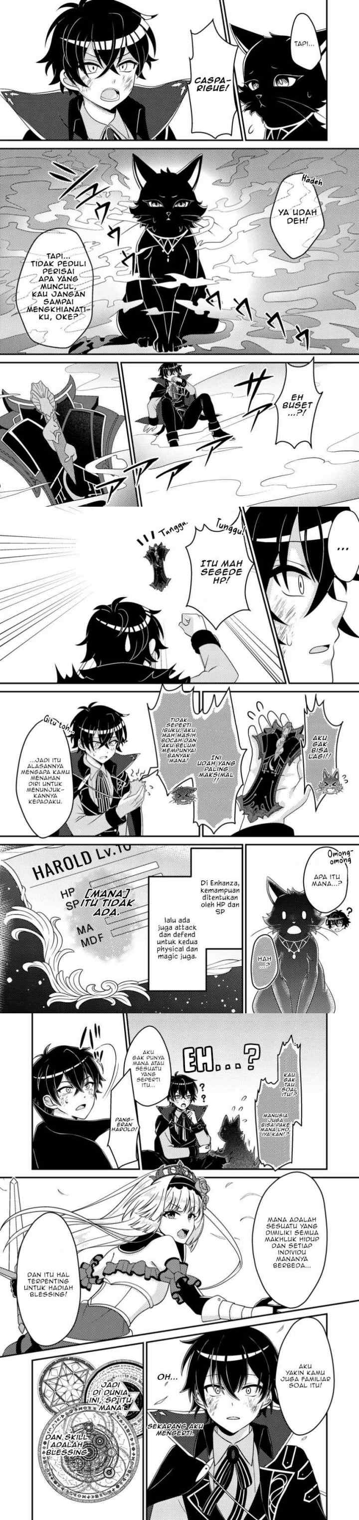 Munou no Akudou Ouji wa Ikinokoritai ~Ren'ai RPG no Akuyaku Mob ni Tensei Shita kedo, Gensaku Mushi shite Saikyou o Mezasu~ chapter 4 halaman 4