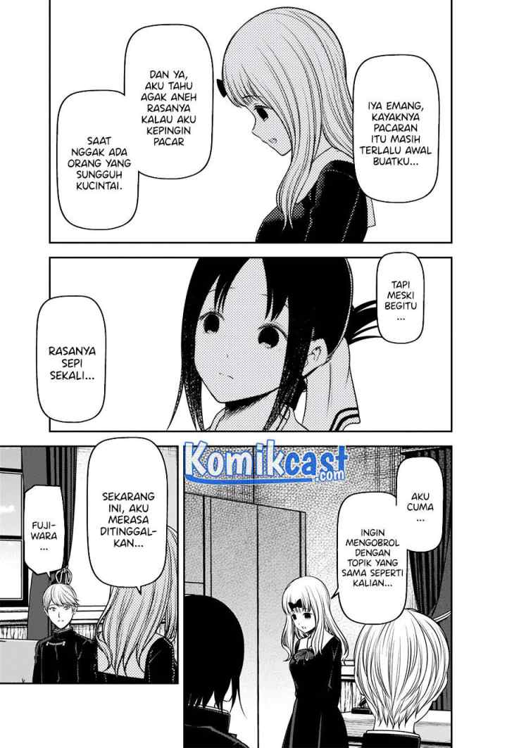 Kaguya-sama wa Kokurasetai: Tensai-tachi no Renai Zunousen chapter 235 halaman 9