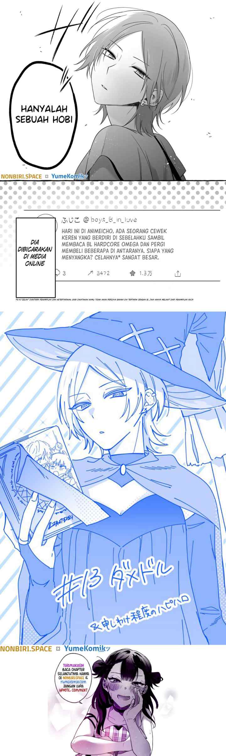 Damedol to Sekai ni Hitori Dake no Fan chapter 13 halaman 16