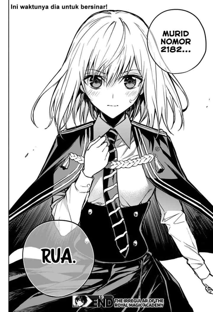 Ouritsu Mahou Gakuen no Saika Sei: Slum Agari no Saikyou Mahoushi, Kizoku darake no Gakuen de Musou suru chapter 19 halaman 18