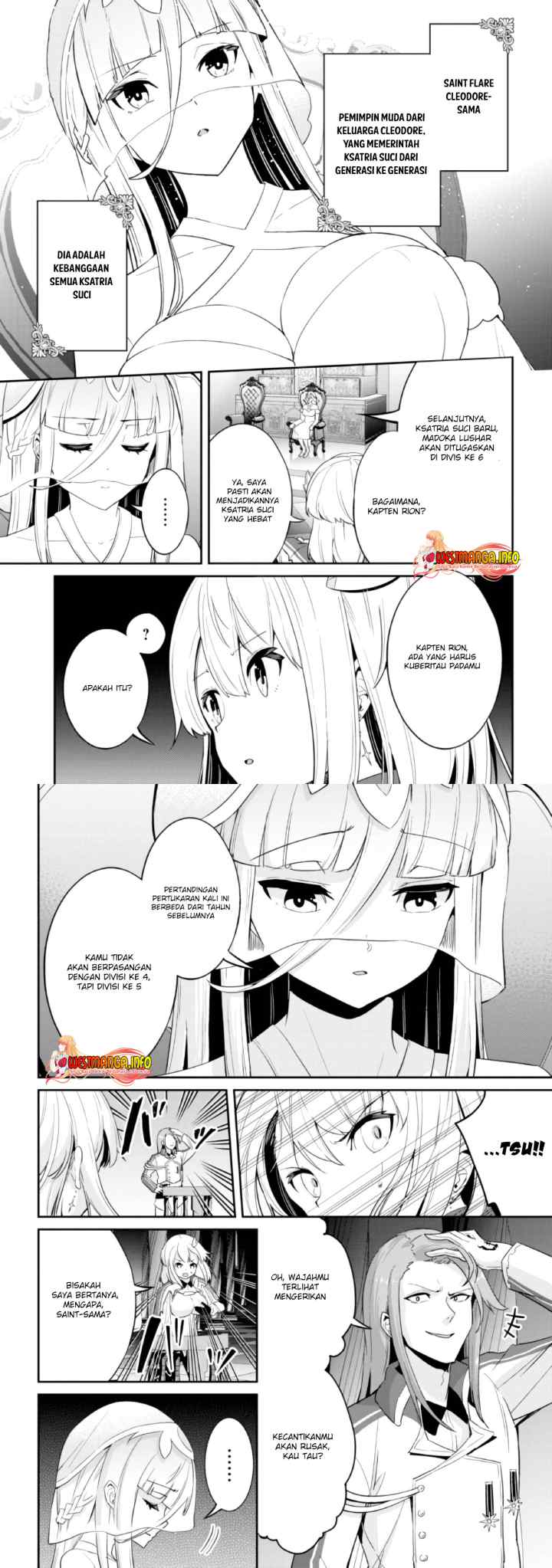 Seikishi ni Natta kedo Danchou no Oppai ga Sugosugite Kokoro ga Kiyomerarenai chapter 6 halaman 4