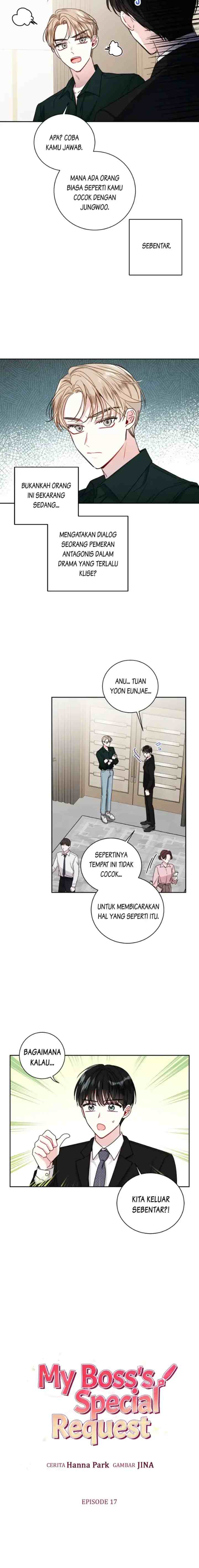 My Boss's Special Request chapter 17 halaman 4