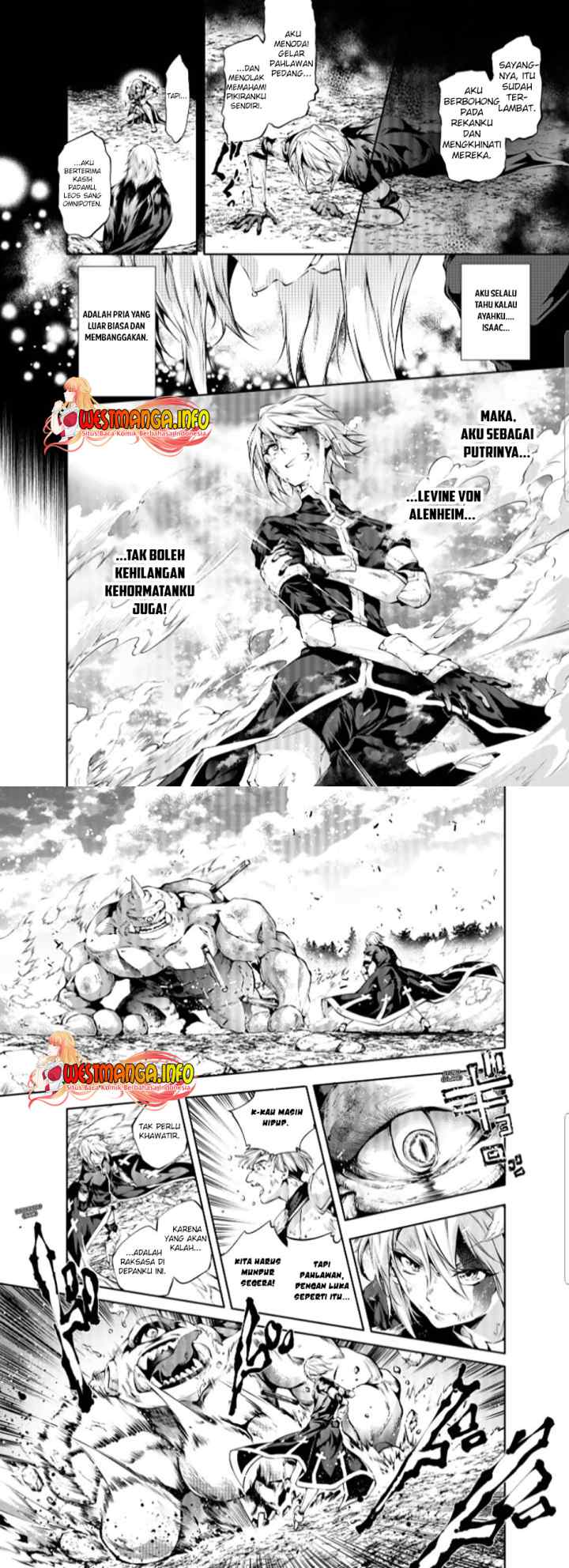 Kamigami ni Sodaterare Shimo no, Saikyou to Naru chapter 25.2 halaman 6