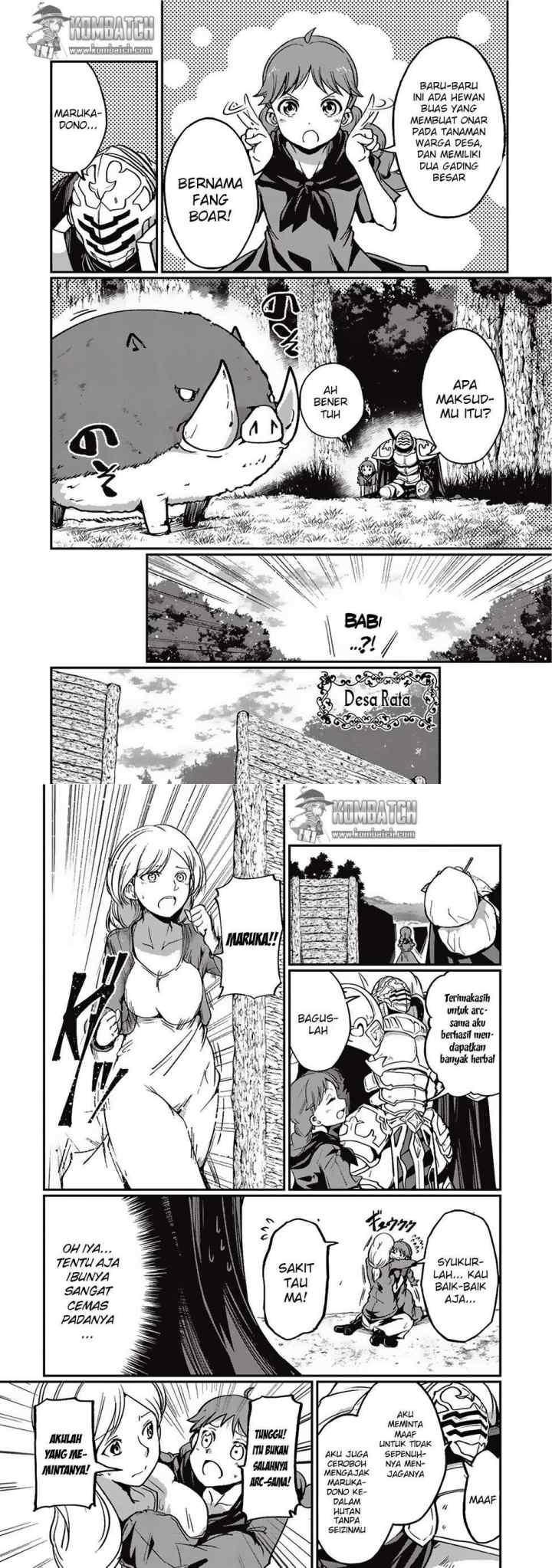 Gaikotsu Kishi-sama, Tadaima Isekai e Odekakechuu chapter 3 halaman 8