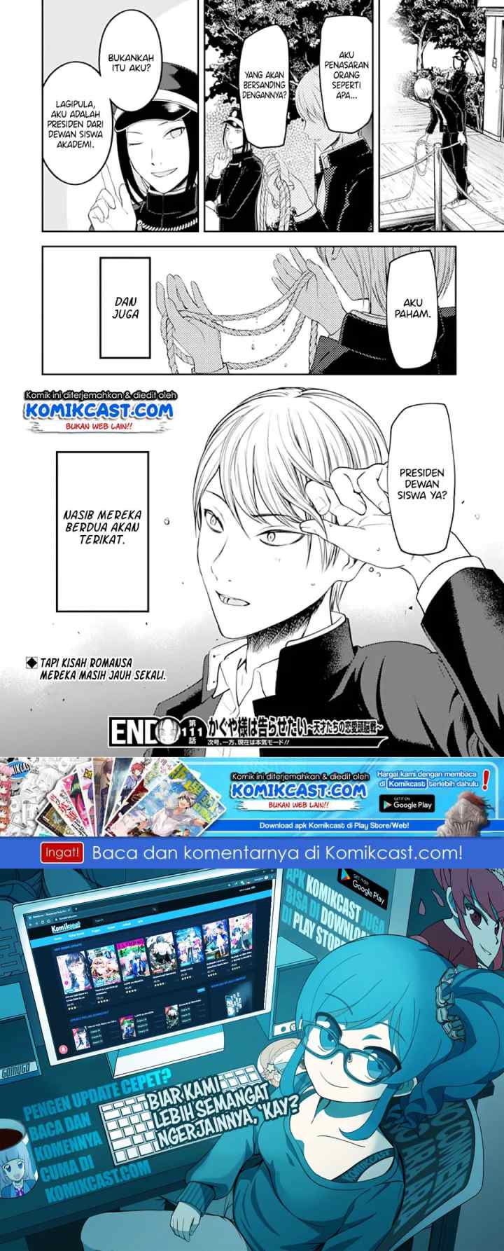 Kaguya-sama wa Kokurasetai: Tensai-tachi no Renai Zunousen chapter 121 halaman 11