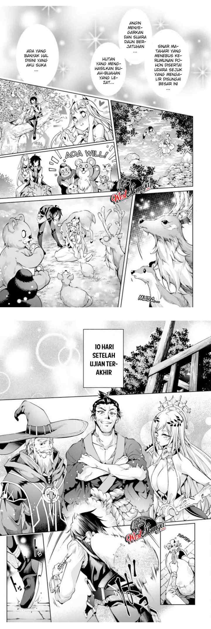 Kamigami ni Sodaterare Shimo no, Saikyou to Naru chapter 8 halaman 12
