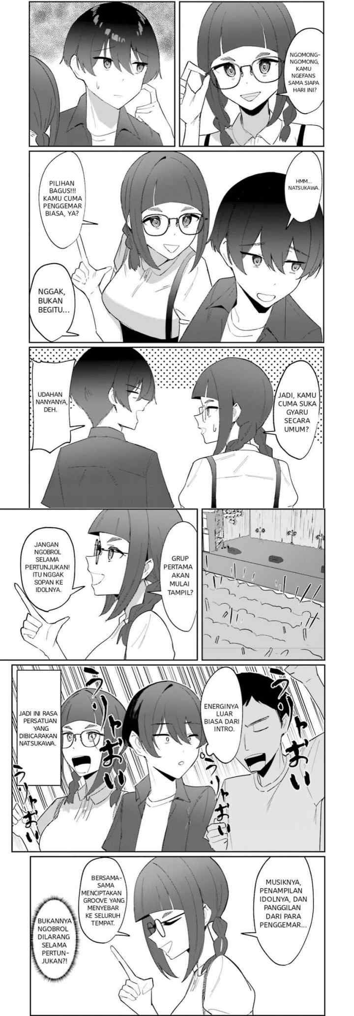 Chika Idol wo Kage de Sasaeru Ore chapter 3 halaman 4