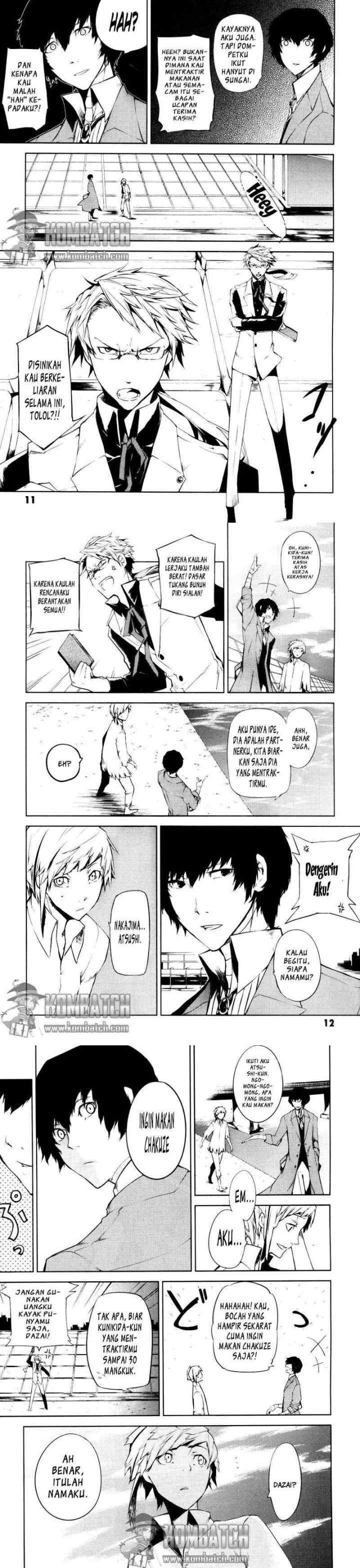 Bungou Stray Dogs chapter 1 halaman 4