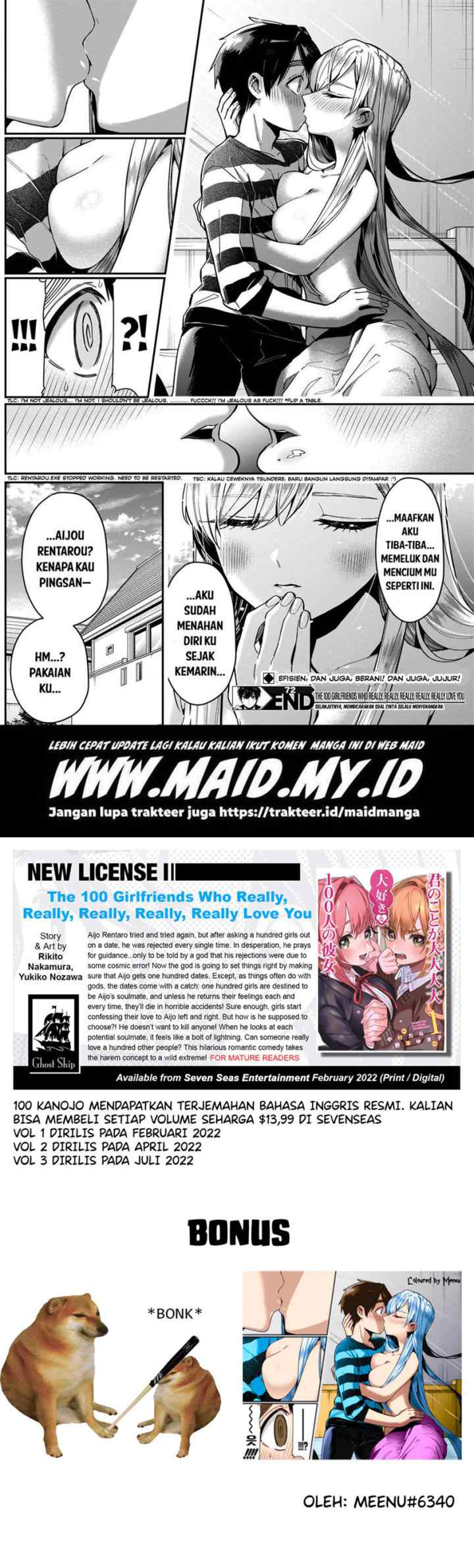 Kimi no Koto ga Dai Dai Dai Dai Daisuki na 100-ri no Kanojo chapter 72 halaman 11