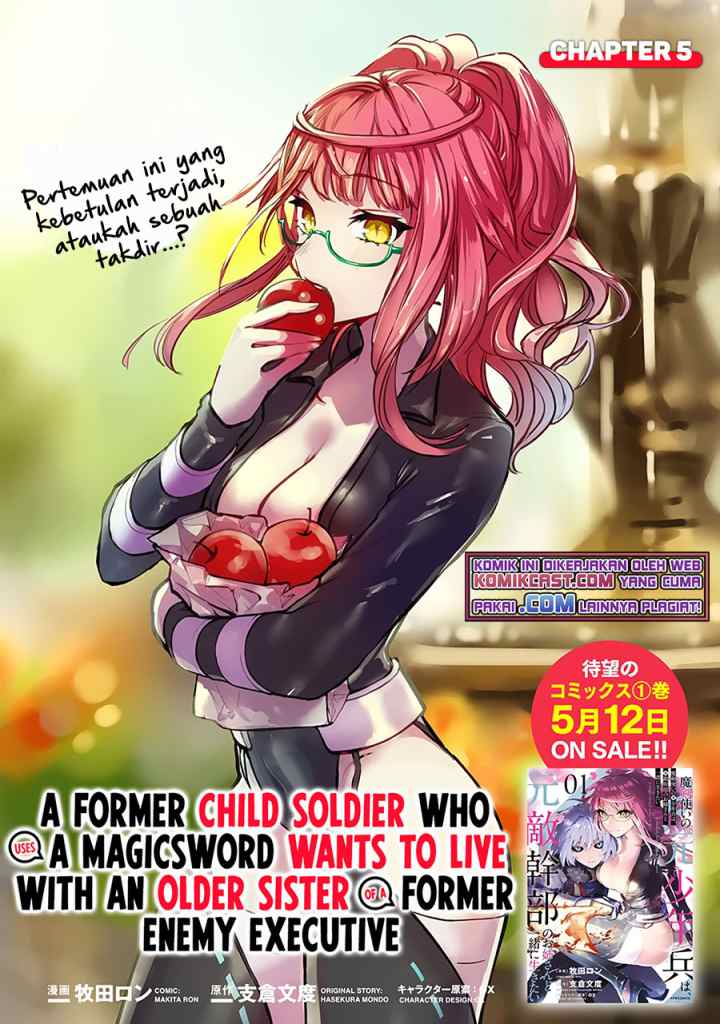 Maken Tsukai no Moto Shounen Hei wa, Moto Teki Kanbu no Onee-san to Issho ni Ikitai chapter 5.1 halaman 4