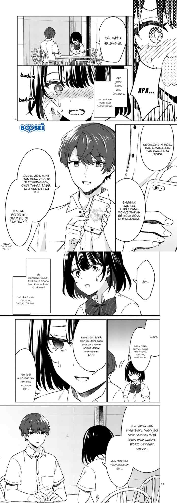 Shiotaiou no Sato-san ga Ore ni dake Amai chapter 7 halaman 7