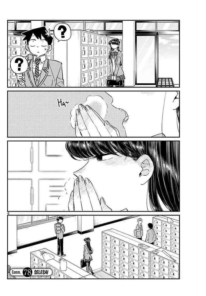 Komi-san wa Komyushou Desu chapter 78 halaman 6