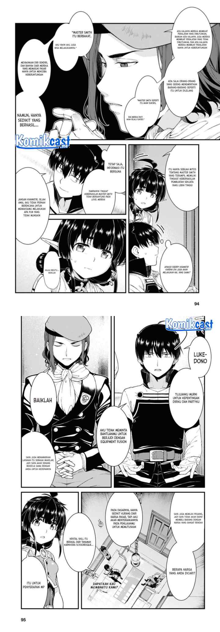 Isekai Meikyuu de Harem wo chapter 57 halaman 10