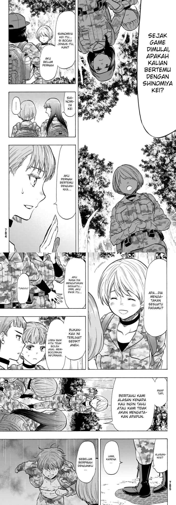 Tomodachi Game chapter 74 halaman 15