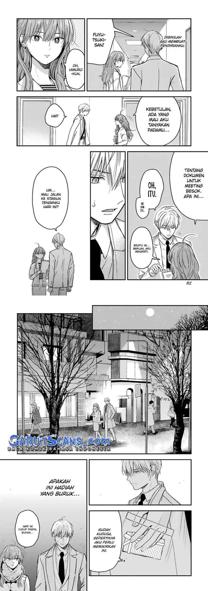 Koori Zokusei Danshi to Cool na Douryo Joshi chapter 13.5 halaman 7