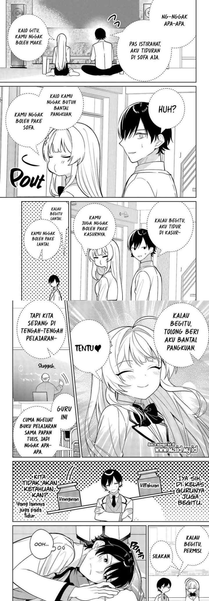 Remote Jugyou ni Nattara Class 1 no Bishoujo to Doukyo Suru Koto ni Natta chapter 6 halaman 7