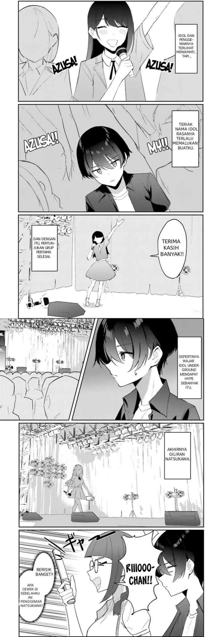 Chika Idol wo Kage de Sasaeru Ore chapter 3 halaman 5