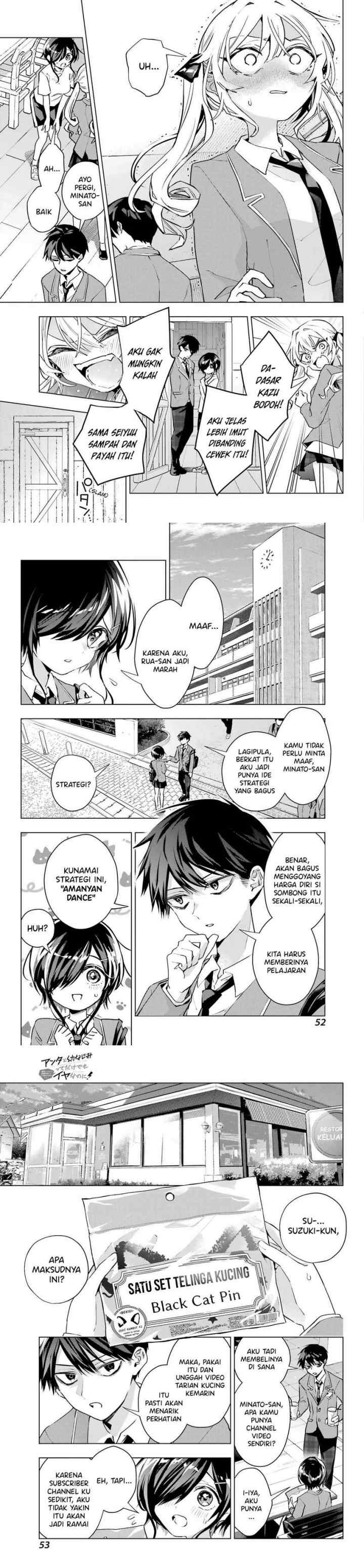 Anta to Osananajimitte dake demo Iyananoni! ~Zekkou kara Hajimaru S-kyuu Bishoujo to no Gakuen Nariagari Seikatsu~ chapter 3 halaman 4