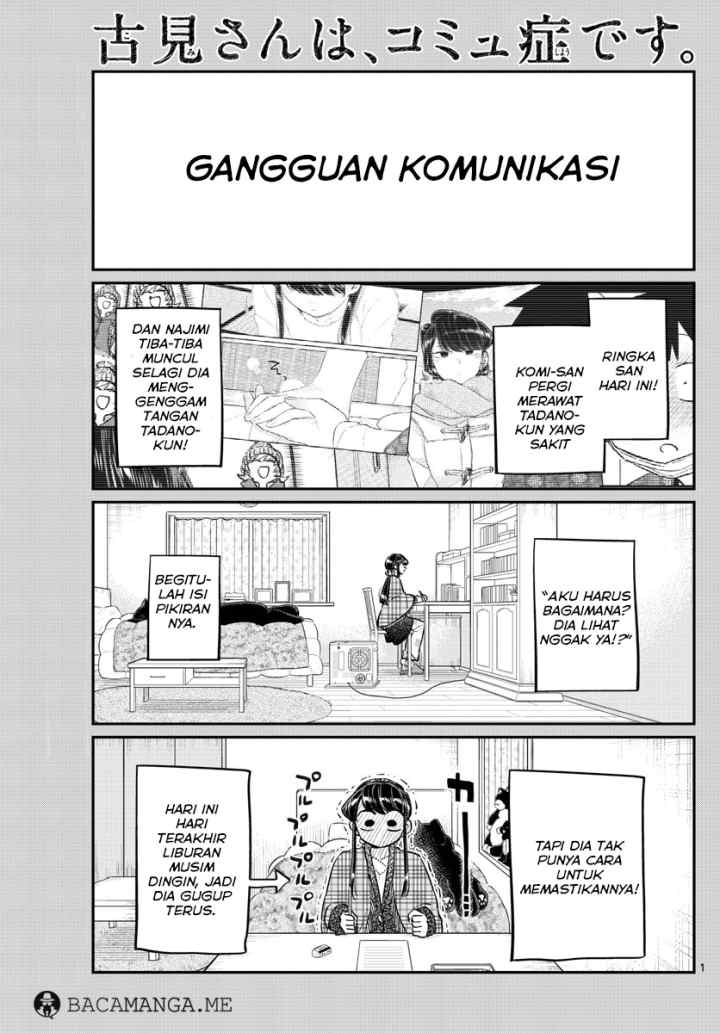 Komi-san wa Komyushou Desu chapter 100 halaman 4
