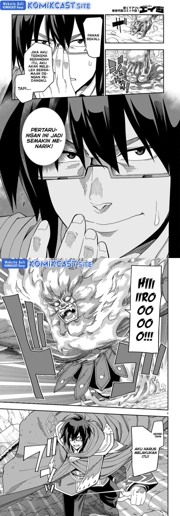 Konjiki no Moji Tsukai: Yuusha Yonin ni Makikomareta Unique Cheat chapter 92 halaman 5