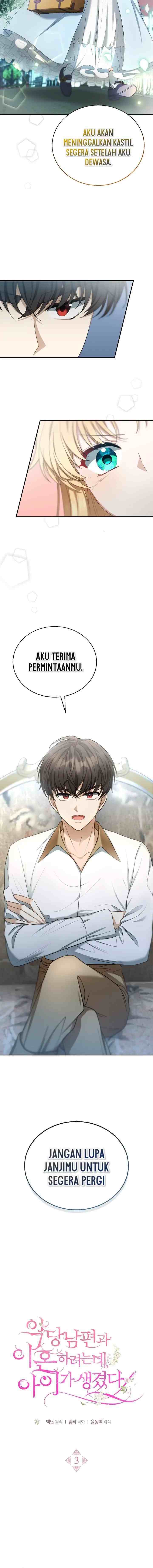 I Am Trying To Divorce My Villain Husband, But We Have A Child chapter 3 halaman 12