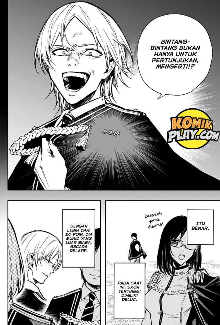 Ouritsu Mahou Gakuen no Saika Sei: Slum Agari no Saikyou Mahoushi, Kizoku darake no Gakuen de Musou suru chapter 19 halaman 10