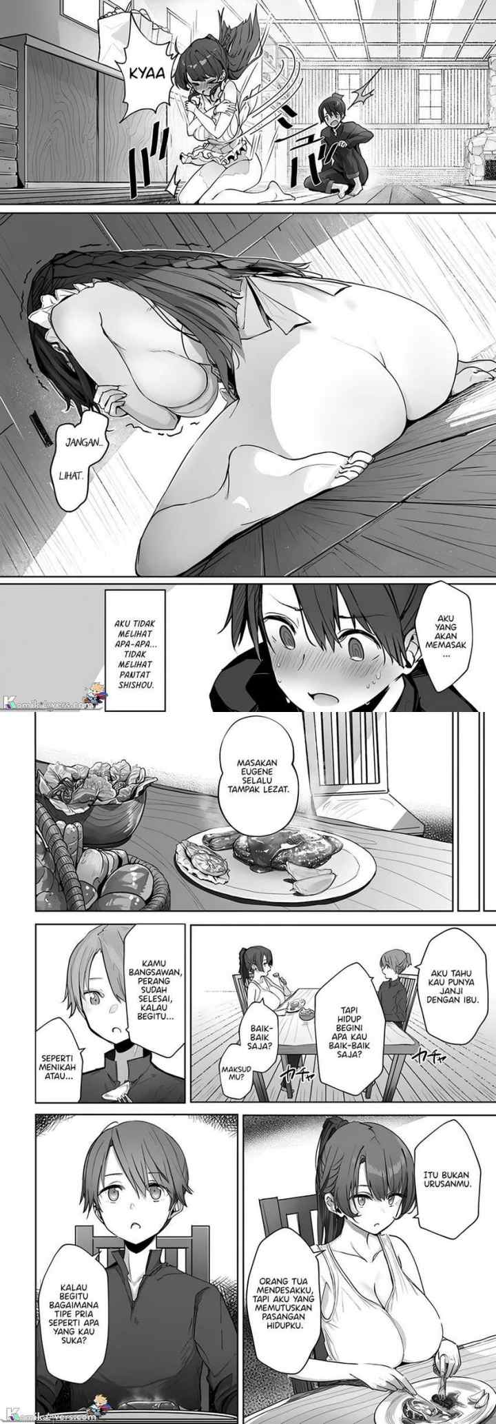 Doukyo Shiteiru Kensei no Onna Shishou ga Kawaisugite Mainichi Shiawase Desu chapter 1 halaman 14