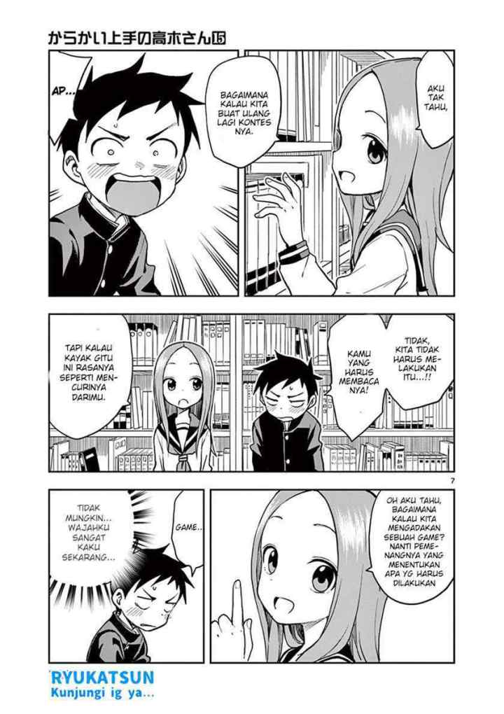 Karakai Jouzu no Takagi-san chapter 127 halaman 8
