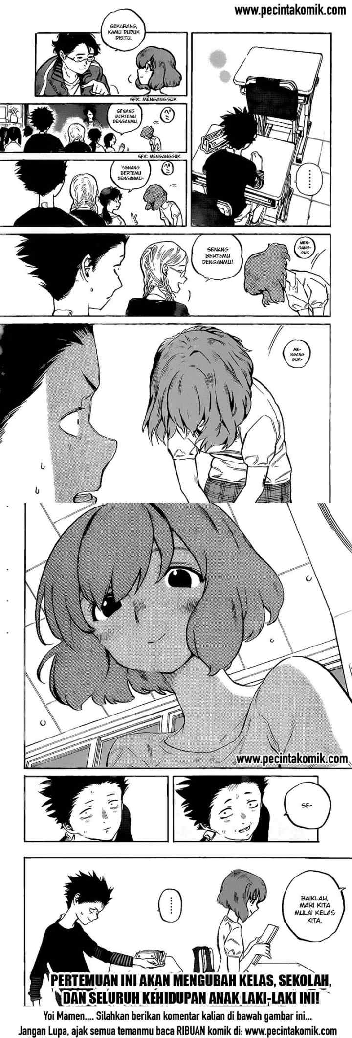 Koe no Katachi chapter 1 halaman 19