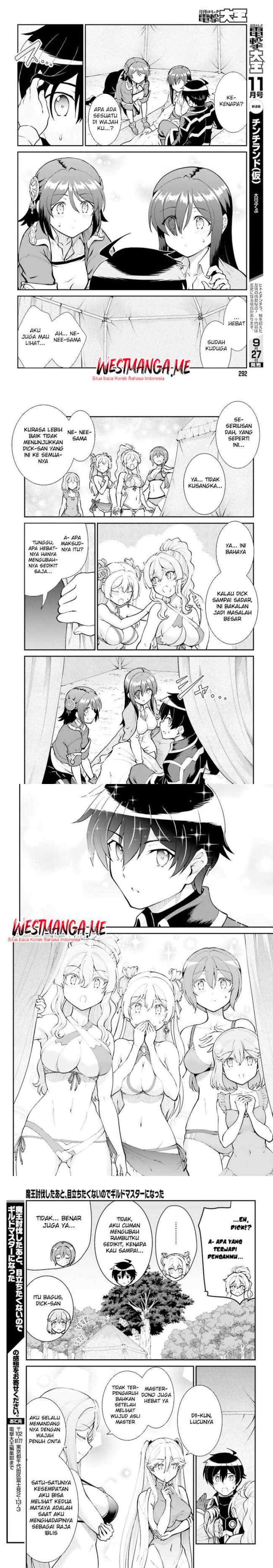 Maou Toubatsu Shita Ato, Medachitakunai node Guild Master ni Natta chapter 46 halaman 8