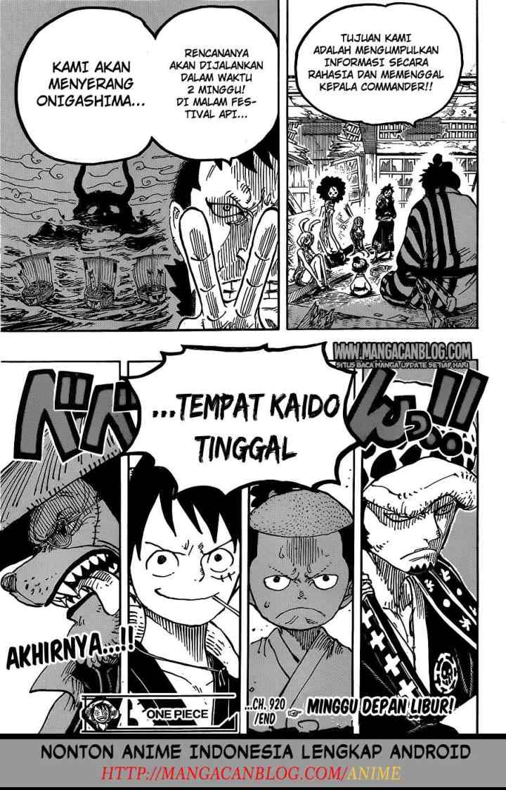 One Piece chapter 920 halaman 17