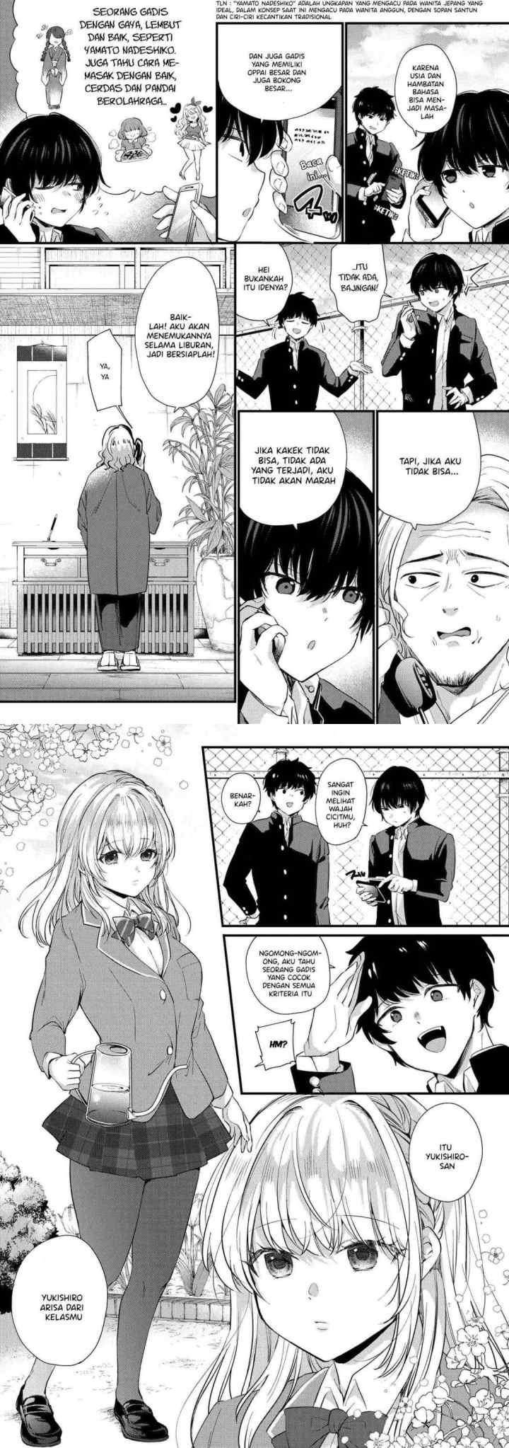 Omiai Shitakunakattanode, Muri Nandai na Jouken wo Tsuketara Doukyuusei ga Kita Ken ni Tsuite chapter 1 halaman 5