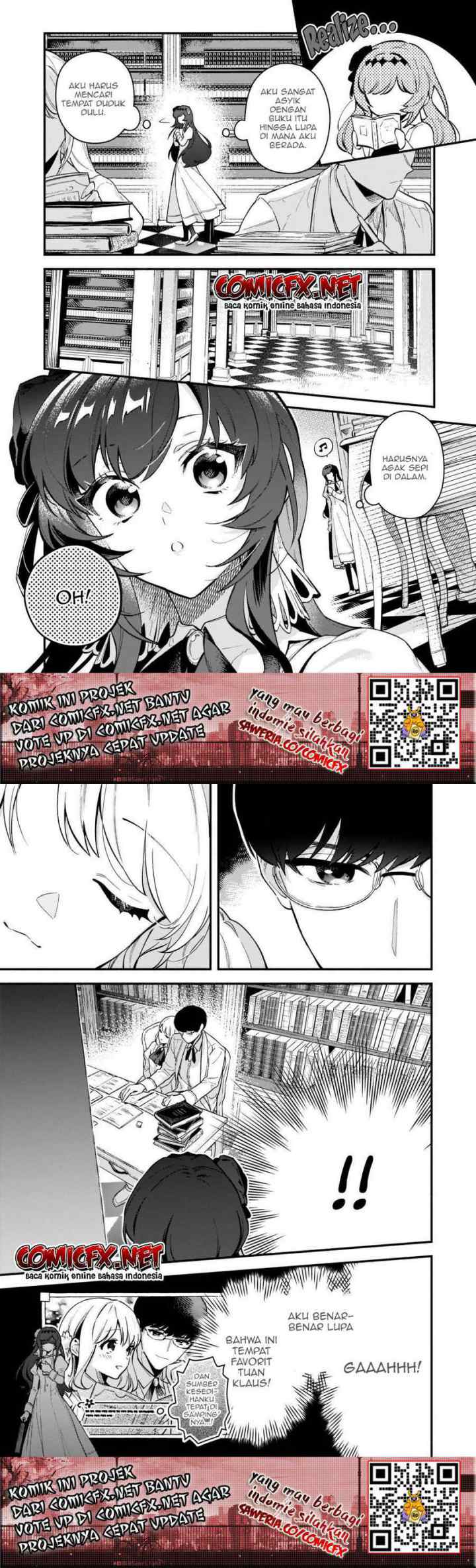 Akuyaku Reijou Route ga Nai Nante, Dare ga Itta no? chapter 8.1 halaman 12